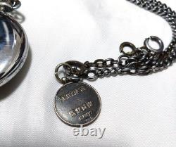 Super Rare Vintage Waltham Pocket Watch Smoseko Working Hand-Wrapped