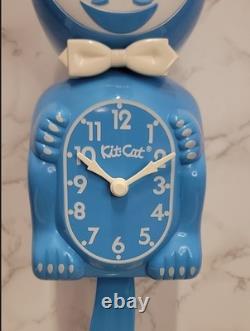 Super Rare Vintage Wedgwood Blue Kit-Cat Klock Clock