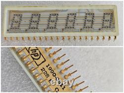 Super Rare Vintage White Gold Ceramic IC HP 1990-0311 Dot Matrix Display Chip