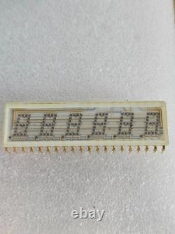 Super Rare Vintage White Gold Ceramic IC HP 1990-0311 Dot Matrix Display Chip