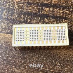 Super Rare Vintage White Gold Ceramic IC HP 5082-7101 Dot Matrix Display Chip