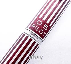 Super Rare Vintage pilot red etching mechanical pencil unique color etched