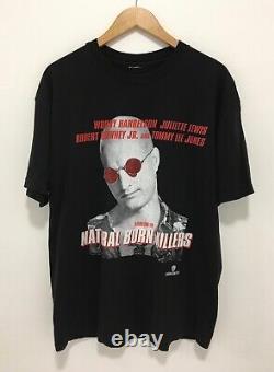 Super Rare Vtg 90's 1994 Natural Born Killers Nbk Movie Promo T-shirt Tee XL Vgc