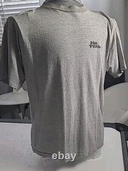 Super Rare XL USA 90s Vintage No Fear PUSSY/CHICKEN T Shirt Gray