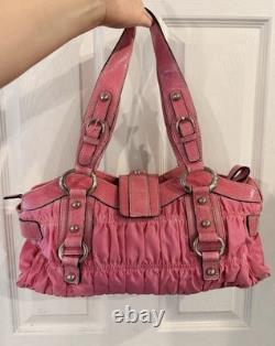 Super Rare Y2K Vintage Guess Hobo Shoulder Bag Pink, princess pink