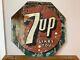 Super Rare vintage 7 Up Advertising Sign Original likes you octagon 14 inch