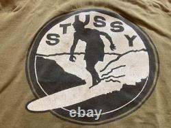 Super Rare vintage 80s old stussy early surf T-Shirt
