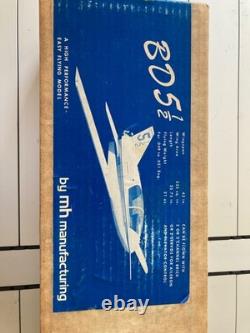 Super Rare vintage rc balsa wood model airplane kitMH manufacturing BD 5 1/5