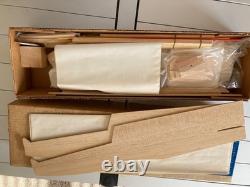 Super Rare vintage rc balsa wood model airplane kitMH manufacturing BD 5 1/5