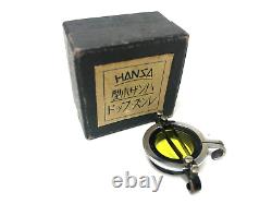 Super Rare, w/leaf spring? Hanza vintage lens yellow filter from Japan