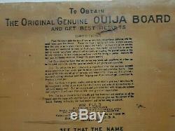 Super rare 1915 1920 Vintage William Fuld original Ouija Board Salem