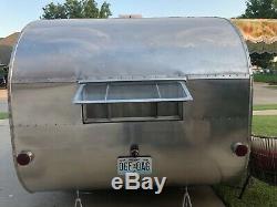 Super rare! 1949 SPACE AERO vintage travel trailer camper Shasta Airstream