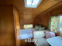 Super rare! 1949 SPACE AERO vintage travel trailer camper Shasta Airstream