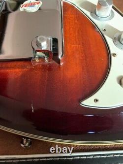 Super rare! 1990s Teisco Spectrum 5 sunburst Vintage Reissue Guitar, Japan Kawai