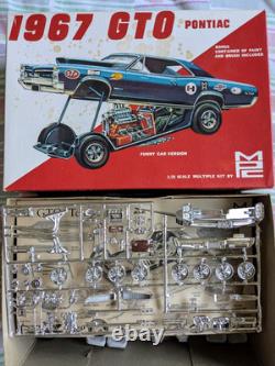 Super-rare! Original Vintage Mpc 1967 Pontiac Gto Funny Car Kit Complete