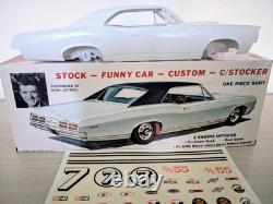 Super-rare! Original Vintage Mpc 1967 Pontiac Gto Funny Car Kit Complete