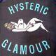 Super rare Vintage Hysteric Glamor Bowling Shirt Black Button Logo From Japan