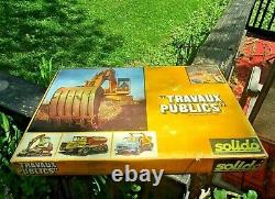 Super rare Vintage Solido Travaux Publics Construction Set No. 451 Sealed