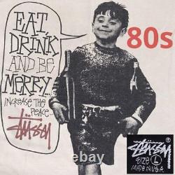Super rare boy Stussy 80s Vintage T shirt Boy