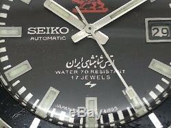 Super rare vintage Seiko Diver 7005-8140 Iranian Royal Military Diver's Watch