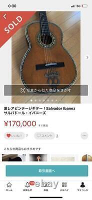 Super rare vintage guitar Salvador Ibanez Salvador Ibanez No. MG126