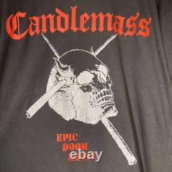 Super rare with 80 s Vintage Vintage Clothing CANDLEMASS Candlemass EPIC