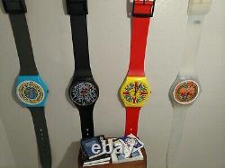 Swatch Maxi Wall Clocks Super RARE Dan Komar