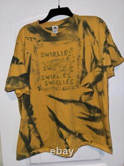 Swirlies Band SUPER RARE vintage tshirt sz XL Tie Dye Trippy Wash Ostrich Promo