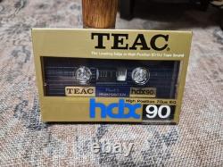 TEAC hdx 90 TYPE II JAPAN CASSETTE TAPE-SUPER RARE VINTAGE-BRAND NEW SEALED