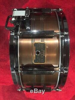 Tama Pro Custom Copper 6.5x14 Snare Drum Super Rare 1980s Vintage