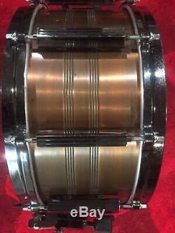 Tama Pro Custom Copper 6.5x14 Snare Drum Super Rare 1980s Vintage