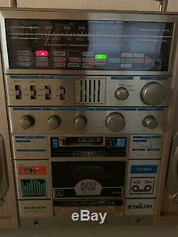 Technisonic Conion Tc-999 Vintage Boombox SUPER RARE Made In Korea -WORKS-LOUD