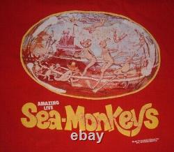 The Amazing Live Sea-Monkeys 1996 Vintage T Shirt Stanley Desantis XL SUPER RARE