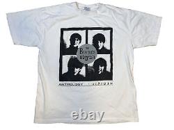 The Beatles Anthology Hebrew Israel Super Rare Vintage T Shirt 90s Band Tour Tee