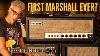 The First Marshall Amp Ever A Very Early U0026 Rare Vintage Jtm45 Axes U0026 Artifacts At Gruhn Guitars