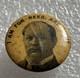Thomas Brackett Reed Political Pin Super Rare Vintage