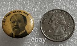 Thomas Brackett Reed Political Pin Super Rare Vintage