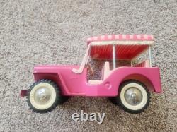 Tonka Jeep super clean rare Vintage 1960's used Surrey Pink Jeep with Canopy