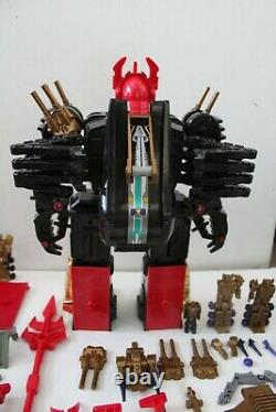 Transformers Super God Master Force D311 Black Zarak Takara Vintage RARE G1 1988