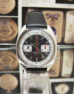 V Rare Vintage 60's/70's Cauny Prima Valjoux 7733 Chronograph Watch Super Dial