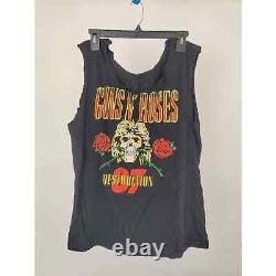 (V) VTG 80s SUPER RARE Guns N' Roses UK Tour 1987 ROCK BAND Shirt rare