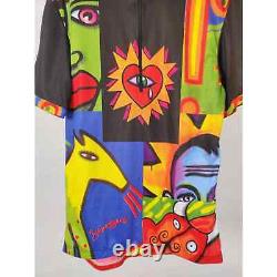 (V) Vintage 1996 Sugoi Artist cycling Jersey sz M Canada made SUPER RARE