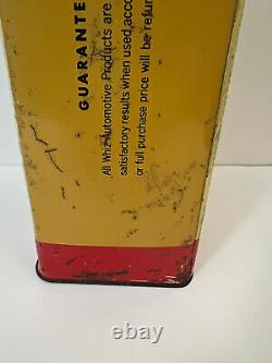 VERY SUPER RARE whiz ho-zof degreasing lubricant 1 gallon vintage can exc cond