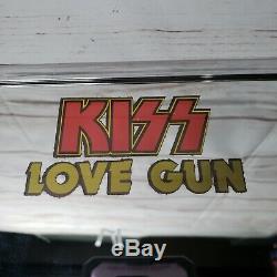 VINTAGE 1977 KISS LOVE GUN framed mirror Ace Peter Gene Paul Rock Roll Band Rare