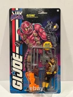 VINTAGE 1994 GIJOE STAR BRIGADE OZONE MOC UNOPENED SUPER RARE NR-MT red suit