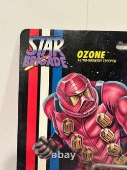 VINTAGE 1994 GIJOE STAR BRIGADE OZONE MOC UNOPENED SUPER RARE NR-MT red suit