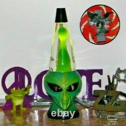 VINTAGE ALIEN Lava Lamp Icon Series RARE SUPER CLEAN