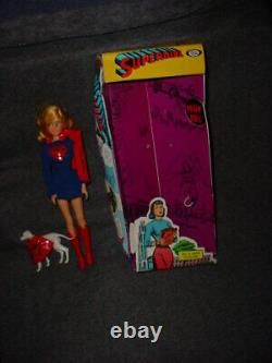 VINTAGE IDEAL CAPTAIN ACTION FEMALE COUNTERPART SUPER QUEEN SUPERGIRL WithBOX RARE