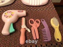 VINTAGE LITTLE TYKES Beauty Salon Vanity Make Up Play Set SUPER RARE