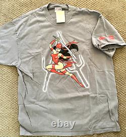 VINTAGE RARE Graphitti Designs Elektra Shirts Adult XL Marvel Comics 7 Total